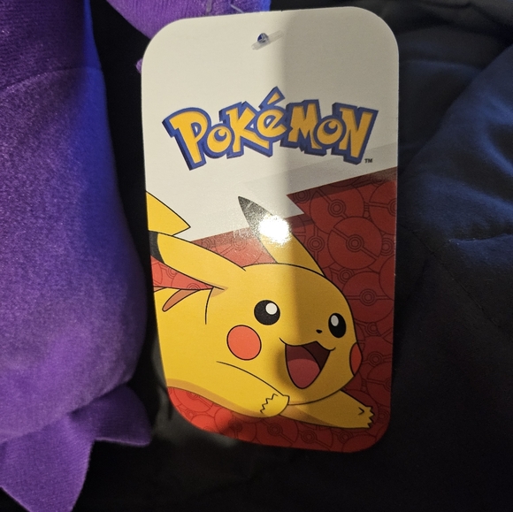 Gengar Plush Pokemon Purple Hanging Stuffed Animal Toy Factory 14” New - Picture 10 of 10